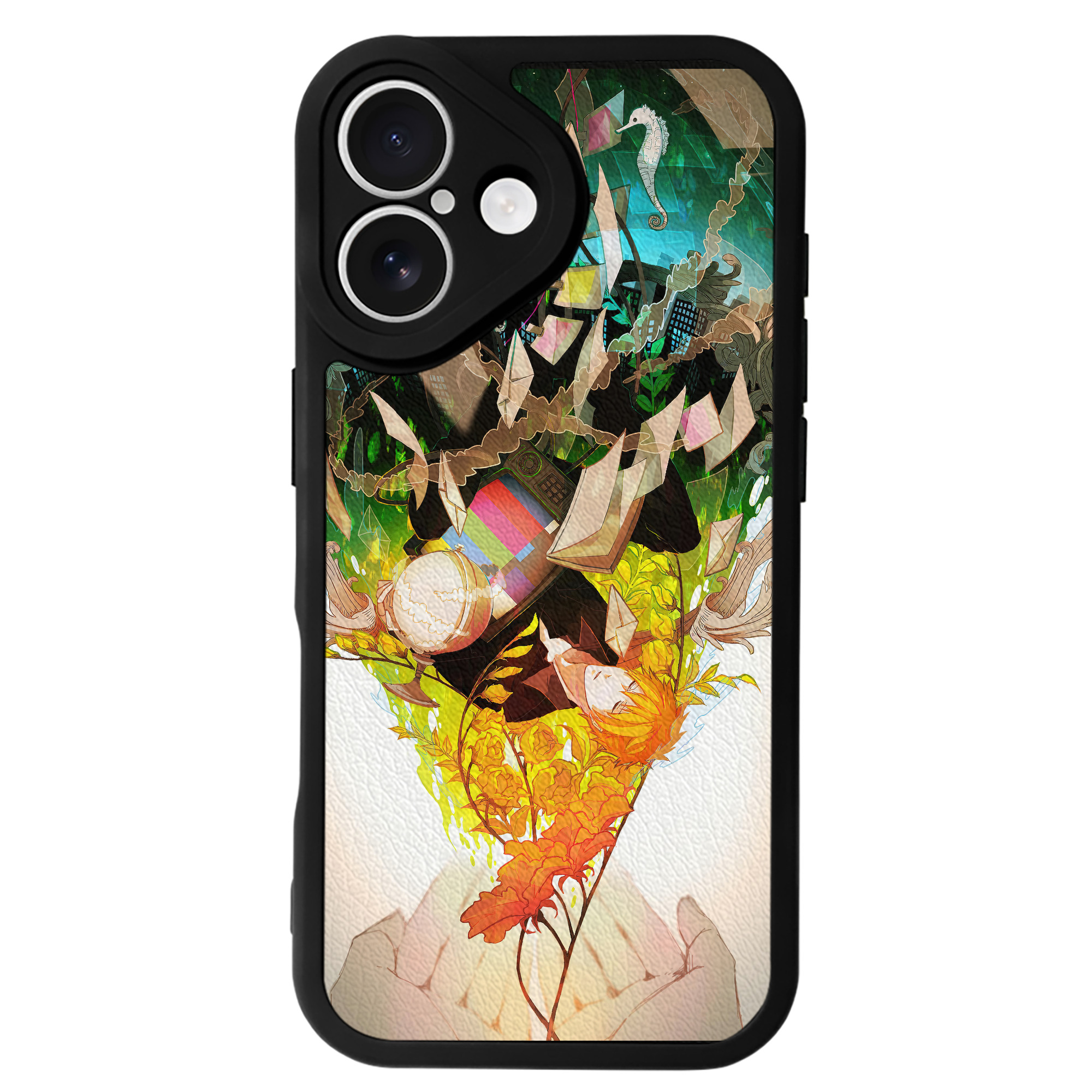 （画像用） ブリーチ BLEACH 【iPhone 16シリーズ対応】シリコンスマホケース（レザー調） 材質：シリコン